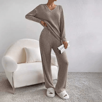 Evangeline Zweiteiliges Lounge-Set – Grau