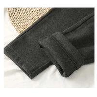 Halley Tweed-Hose mit Hoher Taille – Schwarz