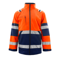 Jarrell Reflektierende Sicherheits-Arbeitsjacke – Orange Marine