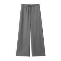Jezebel Wickel-Bluse und Hose Set – Graue Hosen