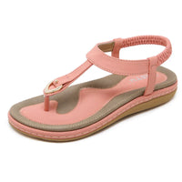 Damen Bequeme Sommer Flache Sandalen | Lässig – Rosa