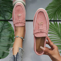 Damen Lässig Slip Auf Halbschuhe | Bequeme – Rosa