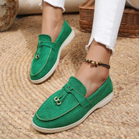 Kendy Canvas-Slipper – Grün
