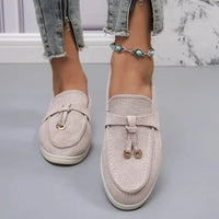 Damen Lässig Slip Auf Halbschuhe | Bequeme – Grau