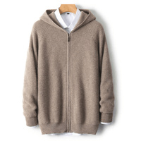Kenton Gerippter Hoodie – Camel
