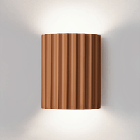 Lumière Halbkreisförmige Wandleuchte – Orange