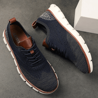 Maddox Gepolsterte Retro-Sneakers – Blau