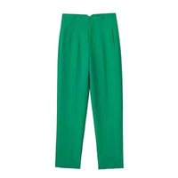 Maryanne Hochtaillierte Hose – Hellgrün