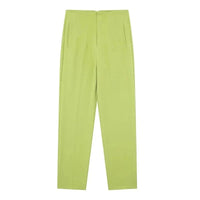 Maryanne Hochtaillierte Hose – Limette