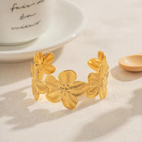Micara - Bloom Bracelet - Armbänder – Gold