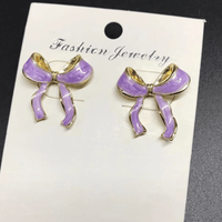 Micara - Bowtiful Delights - Ohrringe – Lila