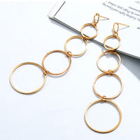Micara - Cascading Hoops - Ohrringe – Gold