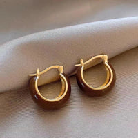 Micara - Chocolate Hoops - Ohrringe – Braun