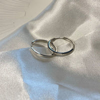 Micara - Classic Hoops - Ohrringe – Silber