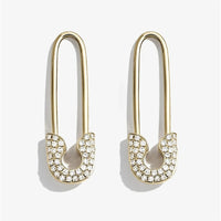 Micara - Crystal Pindrops - Ohrringe – Weiß
