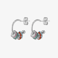 Micara - Crystal Swirls - Ohrringe – Mehrfarbig