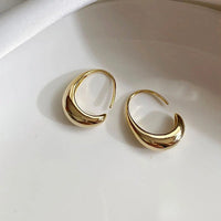 Micara - Curvy Hoops - Ohrringe – Gold