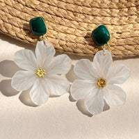 Micara - Daisy Drops - Ohrringe – Weiß