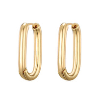 Micara - Elegant Oval - Ohrringe – Gold