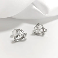 Micara - Heartbound Twists - Ohrringe – Silber