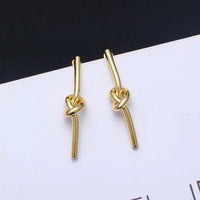 Micara - Knotty Dangles - Ohrringe – Gold