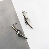 Micara - Knotty Dangles - Ohrringe – Silber
