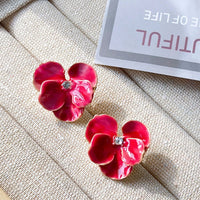Micara - Lush Blossoms - Ohrringe – Rot