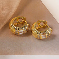 Micara - Prism Pops - Ohrringe – Gold Weiß