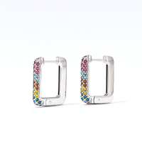 Micara - Radiant Squares - Ohrringe – Regenbogen