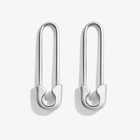 Micara - Safety Pindrops - Ohrringe – Silber