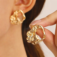 Micara - Scrunchy Elegance - Ohrringe – Gold