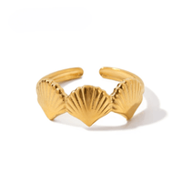 Micara - Seashell Trio - Ringe – Gold