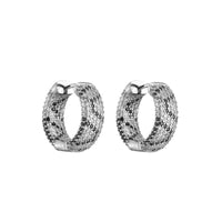 Micara - Serpent Sparkle - Ohrringe – Silber