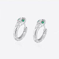 Micara - Serpentine Silvers - Ohrringe – Silbergrün
