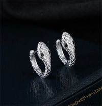 Micara - Serpentine Silvers - Ohrringe – Silber Schwarz