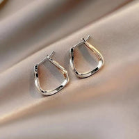 Micara - Shimmer Arch - Ohrringe – Silber