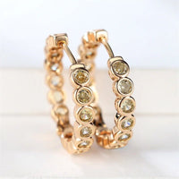 Micara - Sparkly Blings - Ohrringe – Olivgrün