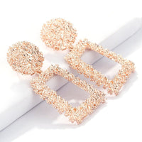 Micara - Square Statements - Ohrringe – Roségold