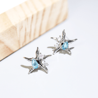 Micara - Starburst Charmers - Ohrringe – Silber