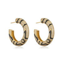 Micara - Starry Stripes - Ohrringe – Gold