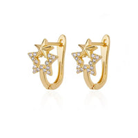 Micara - Twinkle Twins - Ohrringe – Gold