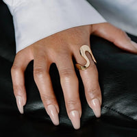 Micara - Twirly Loops - Ringe – Gold