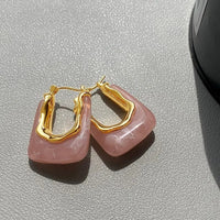 Micara - Velvety Arc - Ohrringe – Rosa