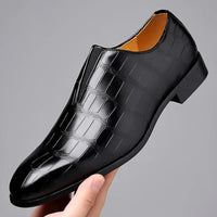 Herren Slip Auf Kleid Schuhe | Formelle – Schwarz