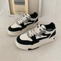 Myka Moderne Plateau-Sneakers – Schwarz