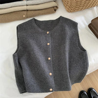 Persephone Strickweste – Grau