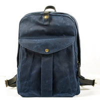Phineas Vintage Canvas-Rucksack – Blau