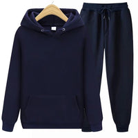 Robin Unisex Hoodie und Jogginghose im Set – Marine