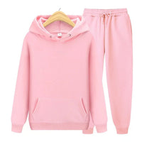 Robin Unisex Hoodie und Jogginghose im Set – Hellrosa