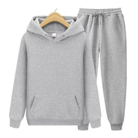 Robin Unisex Hoodie und Jogginghose im Set – Grau